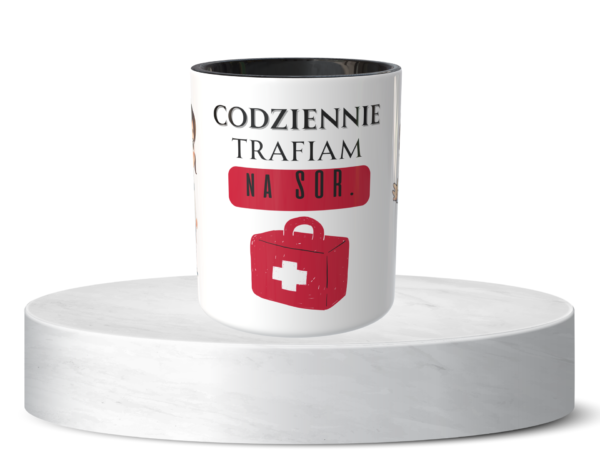 Śmieszny Kubek Niesklasyfikowane - Codziennie trafiam na SOR 2